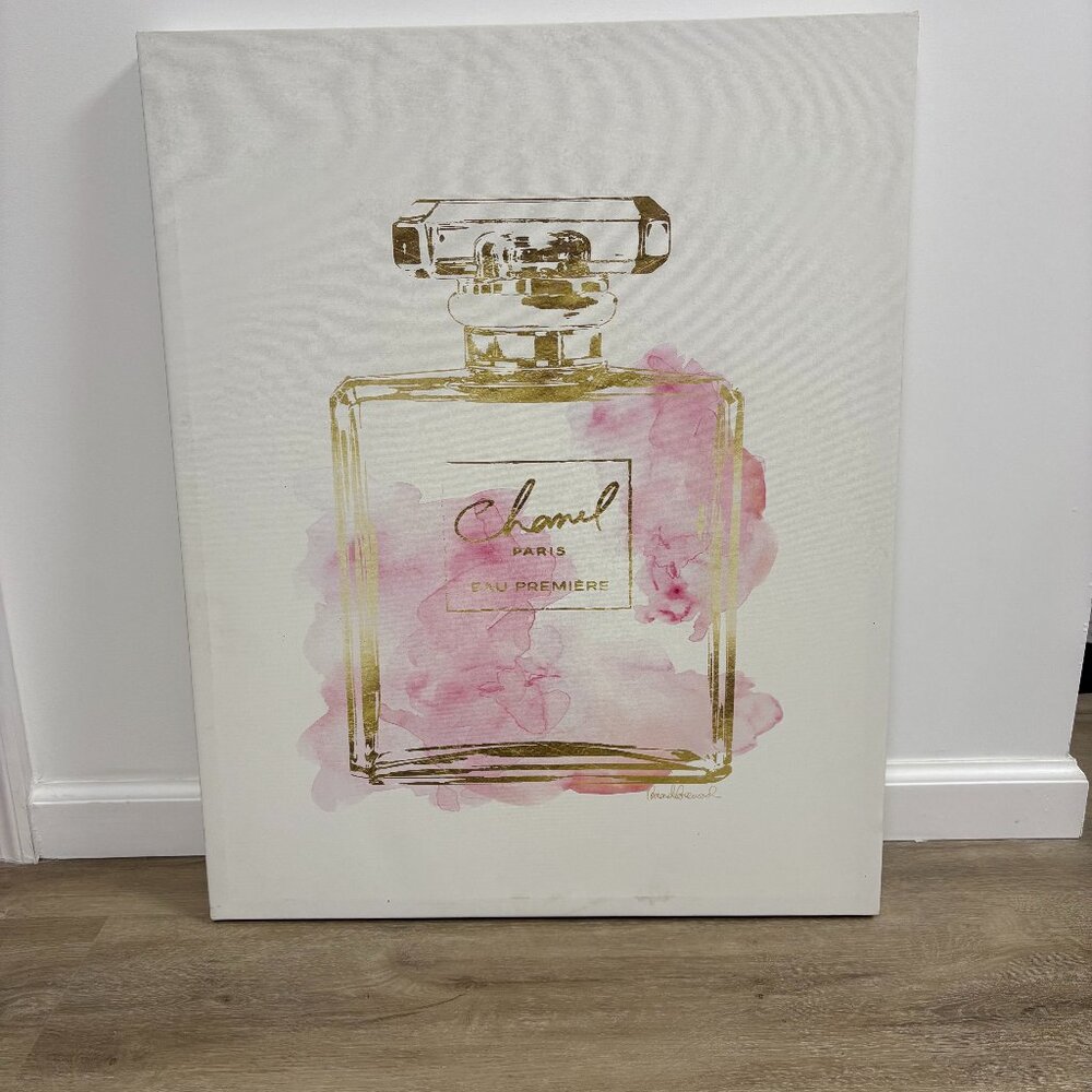 Canvas Art Chanel Mademoiselle Perfume Pop Wall Art
